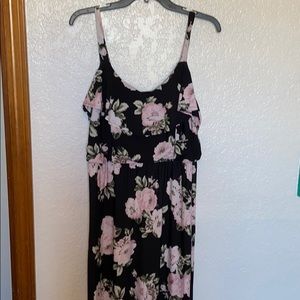 Long, floral dress